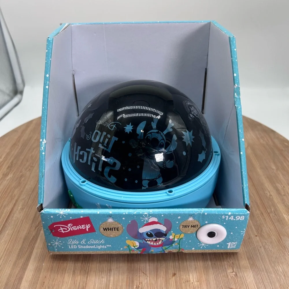 Lilo & Stitch Christmas Lightshow Projector Tabletop‎ Shadow Lights Holiday New
